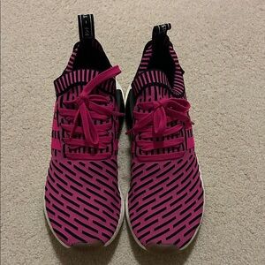 Adidas Nmd R2 Primeknit Japan Shock Pink Sneakers